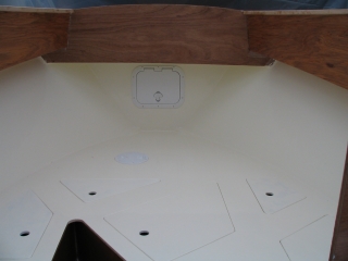 put on the cabin and cuddy side-panels and decided to paint and 